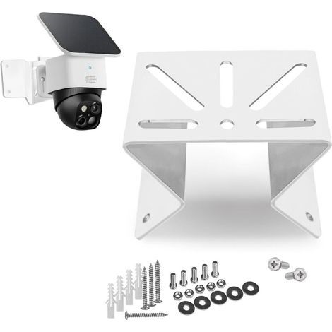 Support d'angle métallique WiTi, compatible avec les caméras PTZ eufy soloCam s340, élargit le champ de vision de 270° sur les angles extérieurs. (1/5)