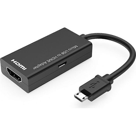 Câble HDMI 1080p micro USB avec adaptateur MHL pour téléviseurs Samsung et Sony (1/4)
