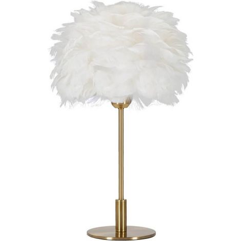 LAMPADA DA TAVOLO BALL FEATHER CM Ø 30X50 (1/5)