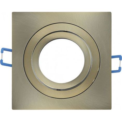 FAB 14348CU14 Encastré Orient.cenote 1xgu10 Carré Cuir 2x9,2x9,2 Cm 8 Coupe. C / support de lampe