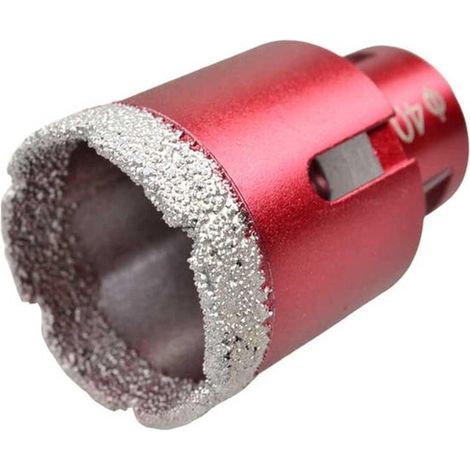 Foret diamanté brasé sous vide M14 55 mm pour carrelage, marbre, pierre et maçonnerie, scie cloche (1/4)