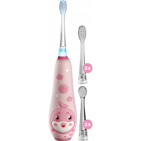 Cepillo de dientes sónico Baby Kido Smile ZK3010 rosa, 1 unidad. (1/5)