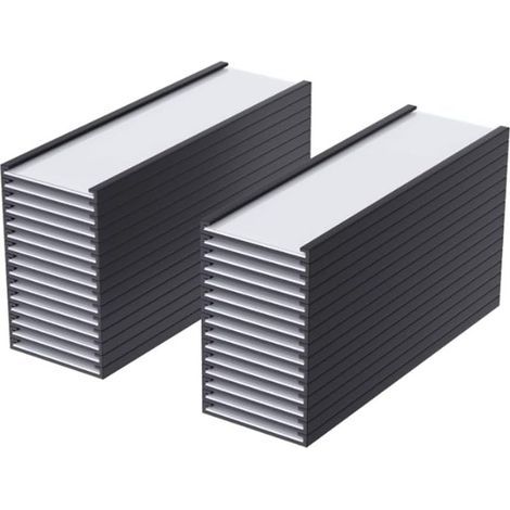 Lot de 30 porte-étiquettes magnétiques 1 x 3 pouces avec dos adhésif pour surfaces métalliques, organisateurs de boîtes à outils et étiquettes nominatives pour tableaux blancs (1/4)