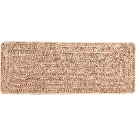Rug Runner MARSA Yellow 80 x 200 cm Polyester and PVC vidaXL