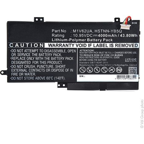 NX - Batterie ordinateur portable 10.95V 4000mAh - 796220-831796356-005HSTNN-Y (1/4)