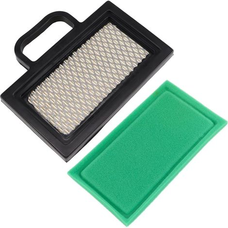 Luftfilter mit Vorfilter für Briggs & Stratton Intek Extended Life Series V-Twin 18-26 PS Rasentraktormotoren, ersetzt 499486, 499486S, 698754, 273638, 273638S