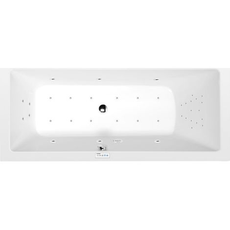 MIMOA Baignoire balnéo, 170x80x39cm, Highline Hydro-Air, chrome (1/4)