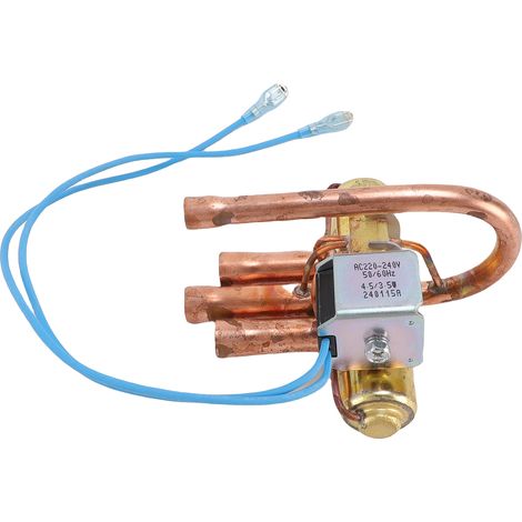 Vanne d'inversion à 4 voies pour climatisation avec câble en cuivre, accessoire de maintenance pour service de réfrigération pour économie d'énergie 1,5P-2P à faible bruit (1/5)