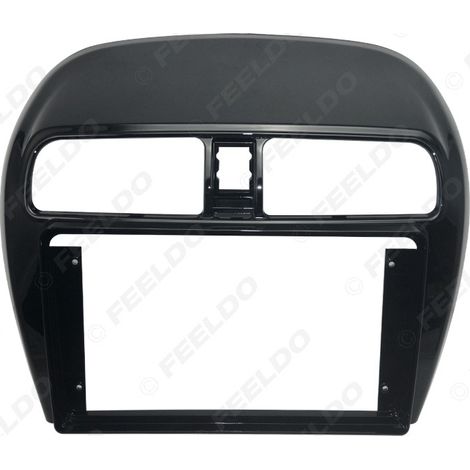 Panneau de modification de cadre de navigation grand écran Android de 9 pouces adapté aux modèles Mitsubishi Attrage/Mirage/Space 2012-2019.