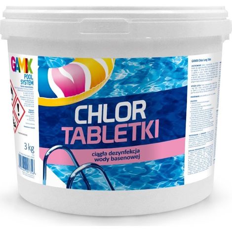 Chlor Long Tabs 200g 5kg - GAMIX