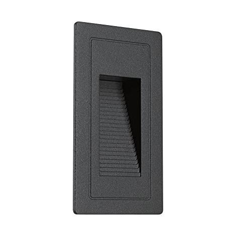 Paulmann Applique Murale LED Nera Quadrata Incassata (1/3)
