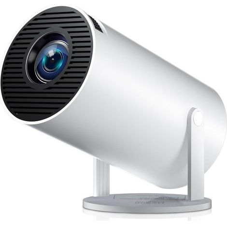 Intelligenter 4K-Projektor, Mini-Projektor mit WLAN und Bluetooth, Android 11.0, 1080p HD, Kurzdistanzprojektor, 270° verstellbarer Betrachtungswinkel, automatische Trapezkorrektur, Kinoprojektor (1/5)