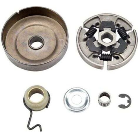 Kit d'Embrayage et Pignon Compatible Stihl 017/018/021/023/025 MS170/MS180/MS210/MS230/MS250 - Pièces de Rechange pour Tronçonneuses (1/4)