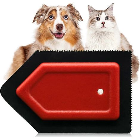 Brosse anti-poils d'animaux, mini-brosse, grattoir à poils, nettoyage efficace, outil pour éliminer les poils d'animaux à l'intérieur de la voiture, sur les tapis, les canapés et les couettes. (1/5)