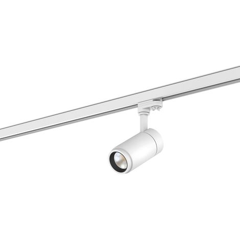 Proyector carril tilt ENIGMA LED COB 25W -(2061lm)/-(2285lm)/-(2182lm) CRI90 2700K/3000K/4000K 15º/60º Blanco (1/3)