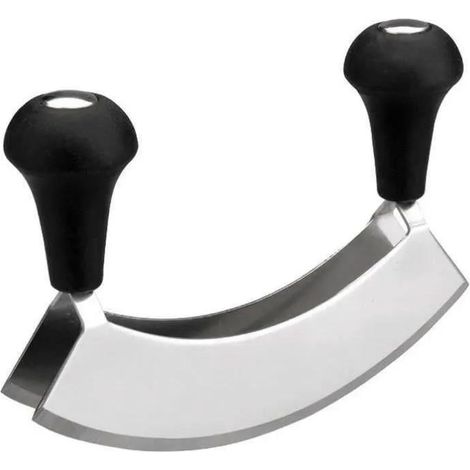 Lacor Cilindro Tritaghiaccio in Acciaio Inox Nero Ergonomico 2 Lame
