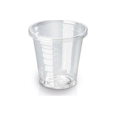 Ecobioshopping - Petit verre en PLA de 40 ml - 3000 pièces.
