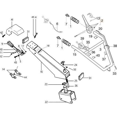 ORIGINAL EMAK RIEMENSPANNERHEBEL 68610022R