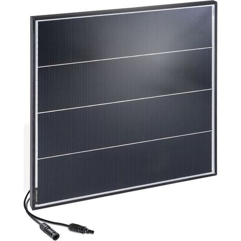 esotec monokristallines Solarmodul, 50Wp, 18,8V, 530x490x25mm, MC4, 130112 (1/5)