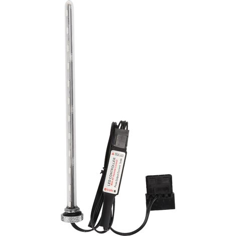Kit de refroidissement liquide pour ordinateur : lampe avec réservoir de 175 mm et couleur uniforme. (1/5)