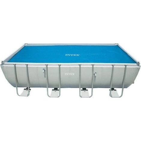 Housse isolante rectangulaire pour piscine – 732 x 366 cm, épaisseur 160 µm, 150 g/m² – Réduction des pertes thermiques et protection contre la saleté (1/5)