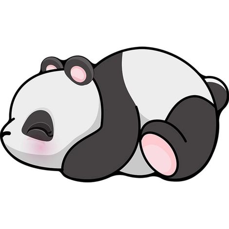Mignon panda salle de bain lavabo toboggée de toilettes - tapis de pied de pied résistant à la salle de bain de salle de bain absorbant (40 60 cm) (1/5)