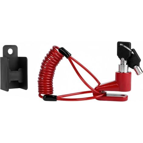 Verrou De Frein À Disque - Acier Allié - Cable 1,5m - Pour Trottinette Xiaomi M365 - 1 Pièce (1/5)