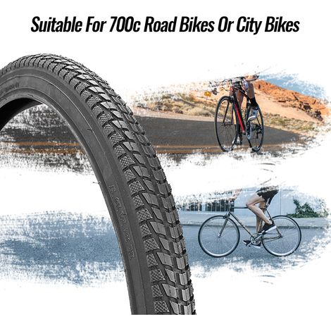 Jeu de pneus de vélo pour vélos de montagne 700C/26 pouces ou vélo de route en caoutchouc mixte (1/5)