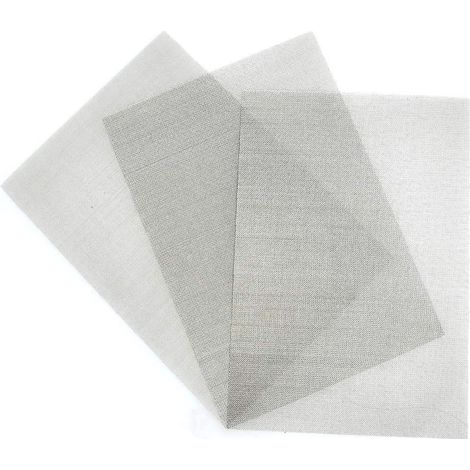 Set de 3 Grilles en Treillis Métallique en Acier Inoxydable, Plaques de Ventilation 300 x 210 mm pour Barbecue (1/5)