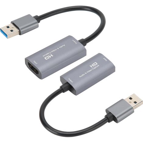 Carte d'Acquisition HDMI vers USB 2.0 pour Enregistrement Vidéo 4K/1080P avec Audio Haute Définition (1/5)