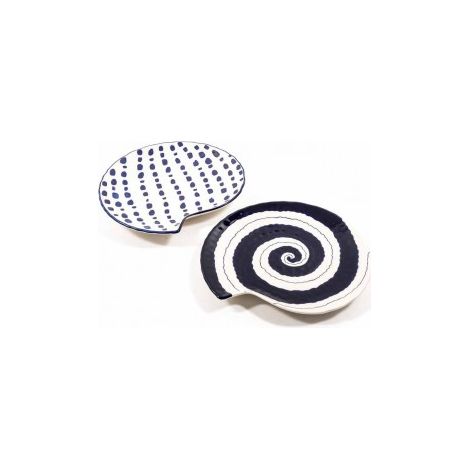 Piatto Conchiglia in Ceramica 26 x 25 x h 3 cm