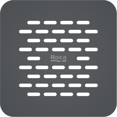 Roca – Grille de vidage en acier inoxydable pour receveur de douche Terran-N – Gris ardoise – Résistante à la corrosion – Design moderne