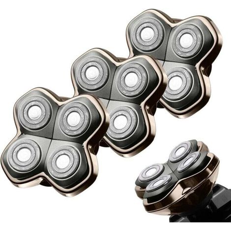 Têtes de rasoir de rechange Pro 4 pour rasoirs de tête Pitbulls Gold PRO, Silver PRO, Platinum PRO et Butterfly Kiss PRO (1 pièces) (1/5)