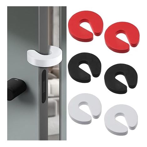CCYKXA 6 Stück Sicherheitstürblock Türstopper Schaumstoff-Türstopper Stoßdämpfer Türblock Sicherheitstürstopper Schaumstoff-Türstopper Einklemmschutz Türblock (1/5)