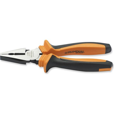 PINZA UNIVERSALE COMBINATA TRONCHESE 200mm Cr-V EXTRA LUCIDA MUNDIAL