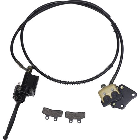 Pinza freno a disco anteriore con gruppo pastiglie per moto da fuoristrada cinesi da 50cc, 70cc, 90cc, 110cc e 125cc. (1/5)