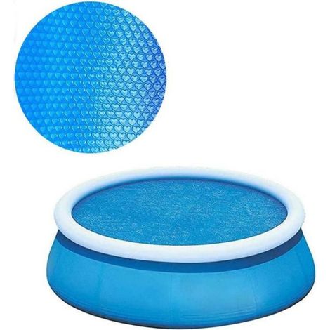 Couverture de piscine solaire ronde 300 cm - - (1/4)