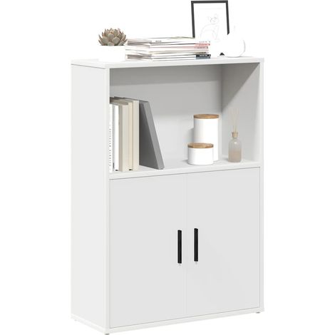Bücherregal Weiß 60x24x85 cm Holzwerkstoff