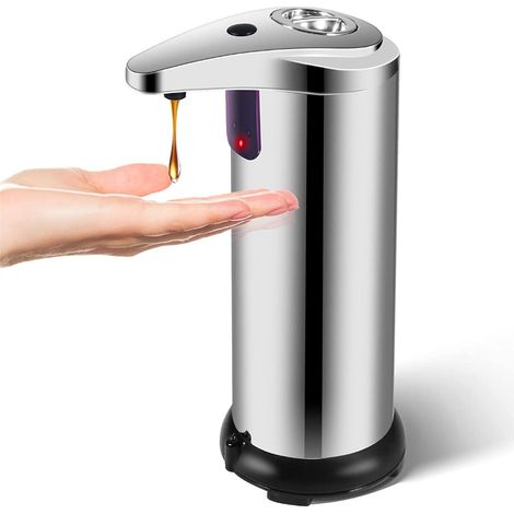 TG56304 Automatischer Spender für Handseife und Geschirrspülmittel, Edelstahl, berührungslos (1/5)