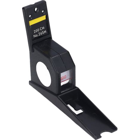 2 Meter Wandmontierter Höhenmesser, Körperwachstumsmesser, Höhenmesser, einziehbares Maßband (1/5)