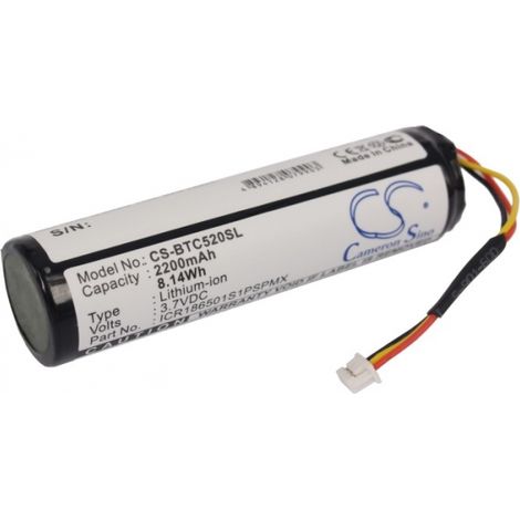 Batterie 3.7V 2.2Ah Li-ion pour GPS Blaupunkt Lucca 5.2