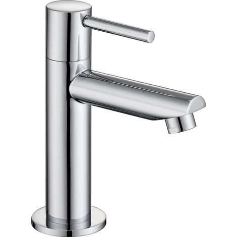 Robinet d'eau froide Robinet d'eau froide Robinet de lavabo Robinet de salle de bain pour toilettes d'invités à eau froide - (1/5)