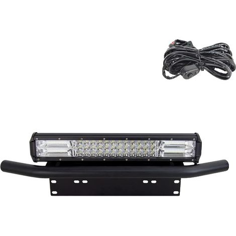 Barre lumineuse LED, triple rangée, protection IP67, 18in n Support n Fil (1/2)