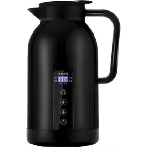 Wasserkocher fürs Auto mit LCD-Bildschirm und Temperaturregelung, Reisekaffeemaschine. (1/5)
