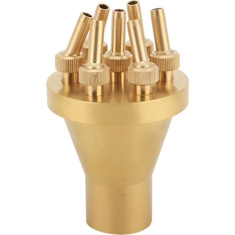 Buse de fontaine droite 2 niveaux DN25 FNPT 1" pour bassin de jardin - Accessoire de pulvérisation décoratif (1/5)