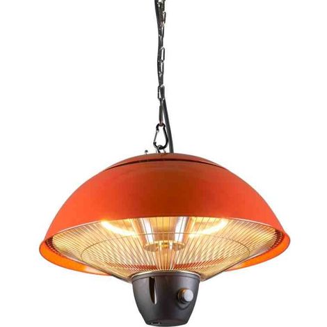Lampada radiante sospesa con telecomando stufa da tavoli per bar e ristoranti 1500 W (1/4)