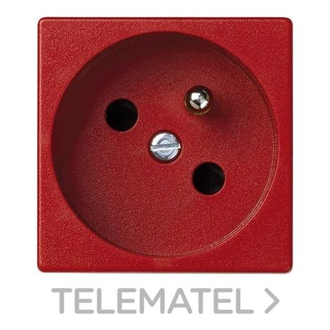 Enchufe individual Simon Connect K45 con/sin 16A IP20, conectores rápidos, rojo K22/6