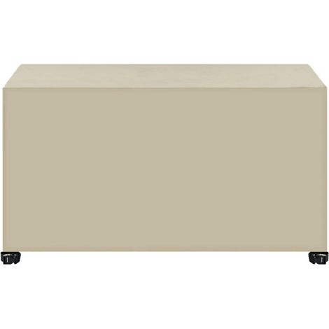 Housse de table carrée ultra-résistante - Toile robuste et imperméable pour table et chaises de jardin, usage général (1/5)