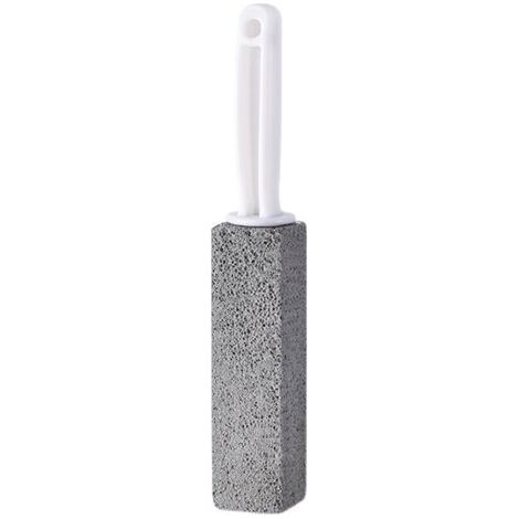 QORVA-Pierre ponce pour le nettoyage des cuvettes de toilettes, bâtonnet avec manche, élimine efficacement les taches de calcaire, les traces d'eau dure, l'accumulation de calcium.Lot de 2 (1/5)