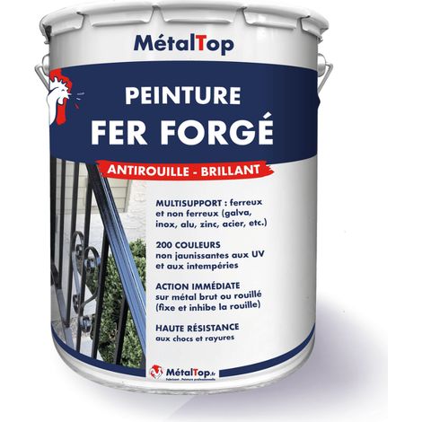 Peinture Fer Forgé - Ivoire - Ton pierre - RAL 1015 - 15 L - Métaltop (1/5)